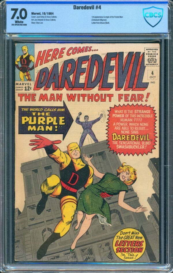 Daredevil #4 (Marvel, 1964) CBCS 7.0