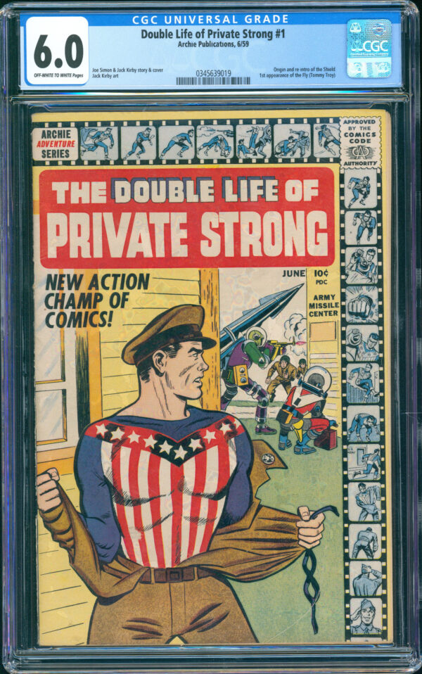 Double Life of Private Strong #1 (Archie, 1959) CGC 6.0