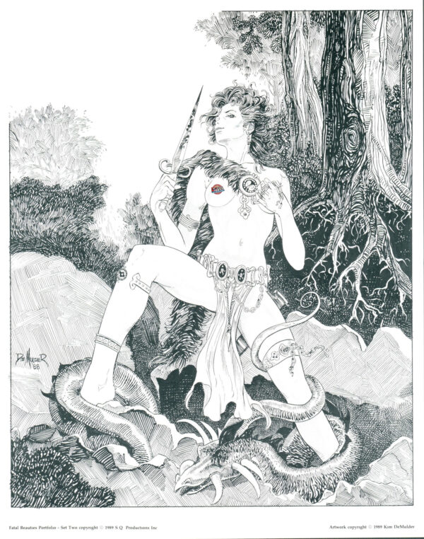 Fatal Beauties Portfolio - Set Two (1989, Kim DeMulder) - Image 3