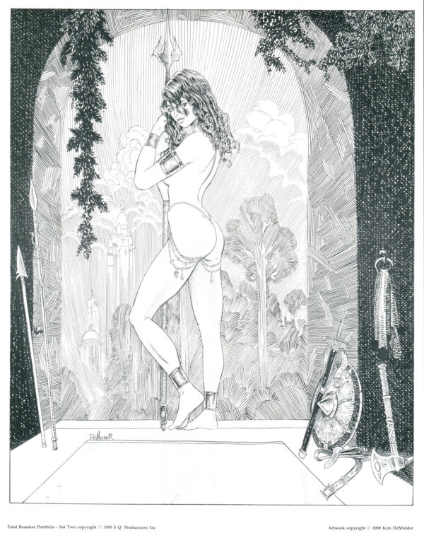 Fatal Beauties Portfolio - Set Two (1989, Kim DeMulder) - Image 5