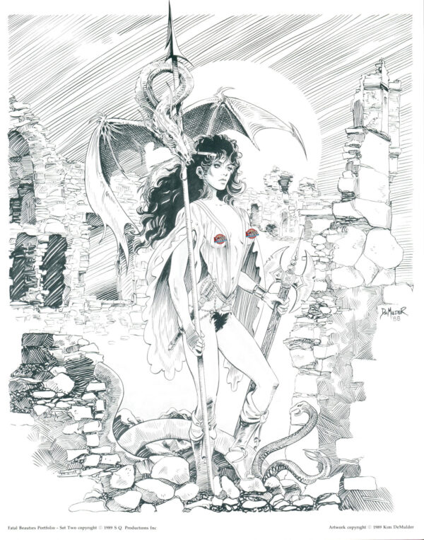 Fatal Beauties Portfolio - Set Two (1989, Kim DeMulder) - Image 7