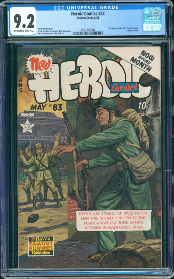 Heroic Comics #83 (Eastern Color, 1951) CGC 9.2