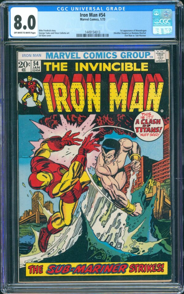 Iron Man #54 (Marvel, 1973) CGC 8.0