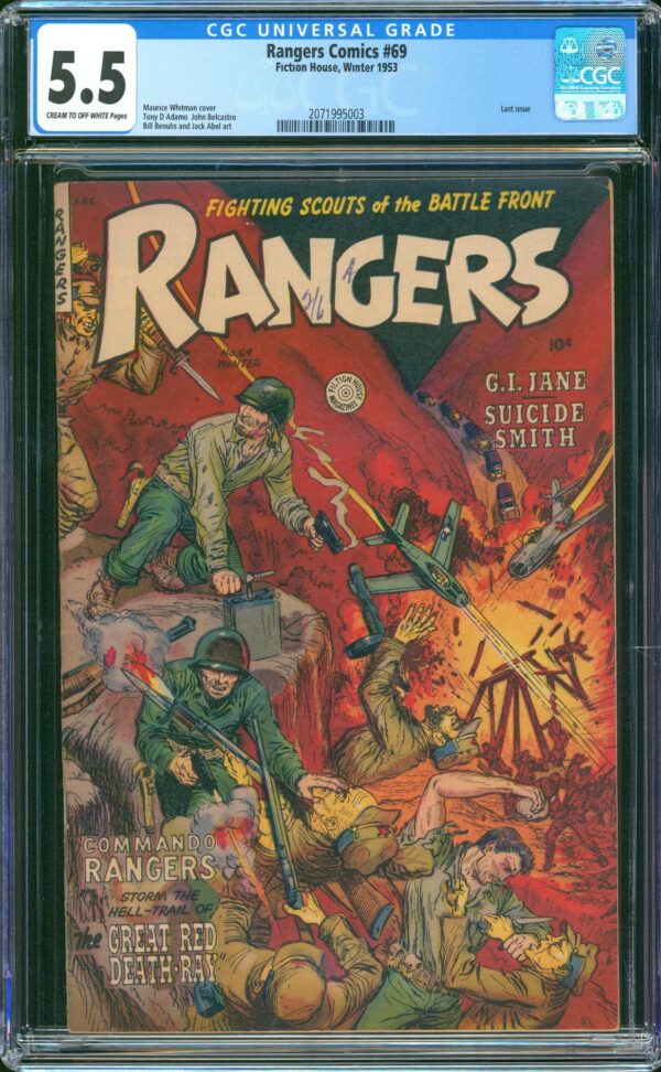 Rangers Comics #69 (Fiction House, 1953) CGC 5.5