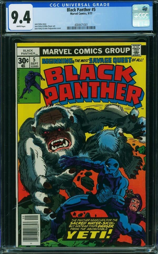 Black Panther #5 (Marvel, 1977) CGC 9.4