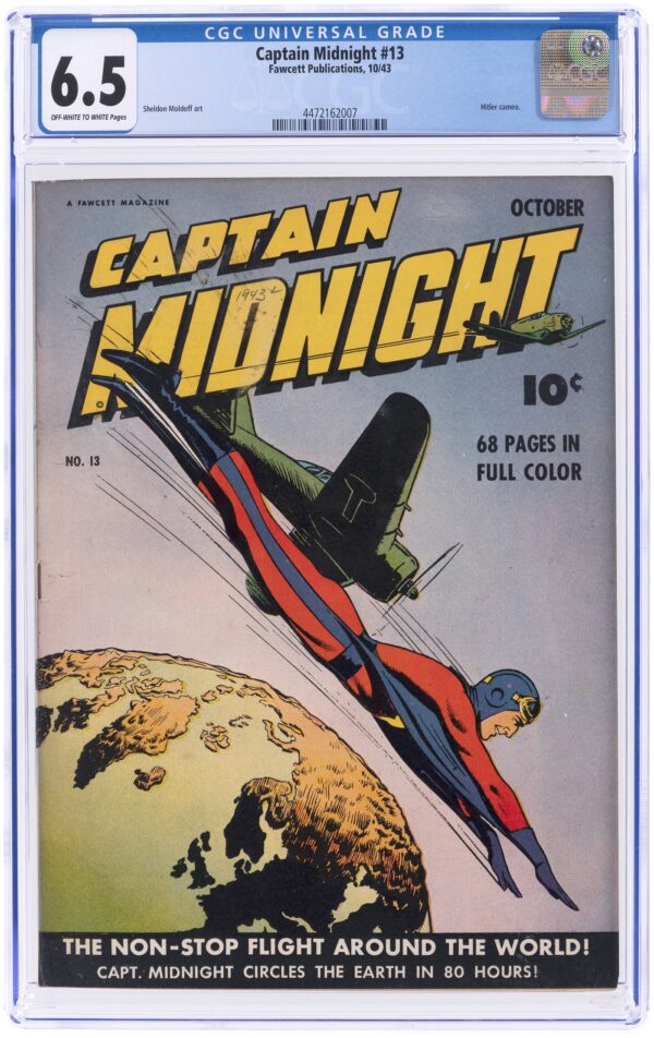 Captain Midnight #13 (Fawcett, 1943) CGC 6.5