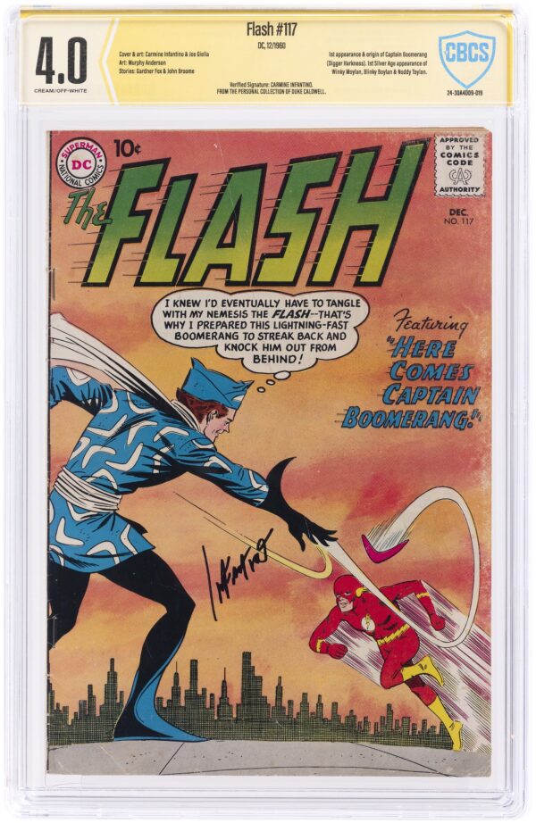 Flash #117 (DC, 1960) CBCS 4.0 SS Carmine Infantino