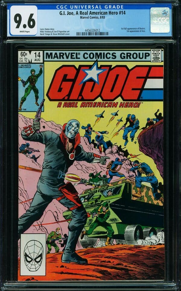 Item G.I. Joe, A Real American Hero #14 (Marvel, 1983) CGC 9.61st full Destro