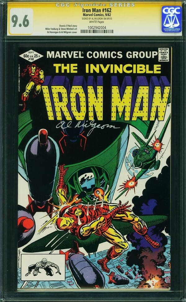 Iron Man #162 (Marvel, 1982) CGC 9.6 SS AL MILGROM