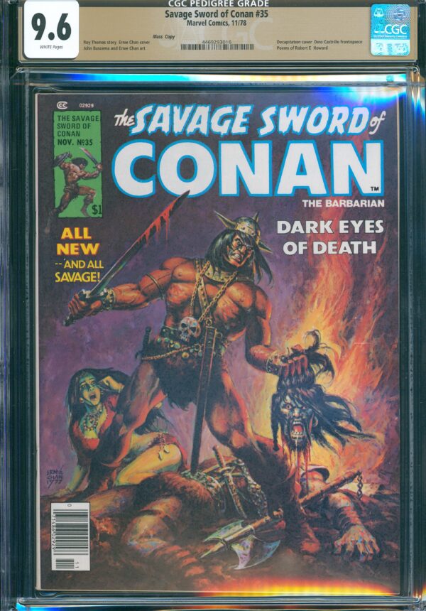 Savage Sword of Conan #35 (Marvel, 1978) CGC 9.6