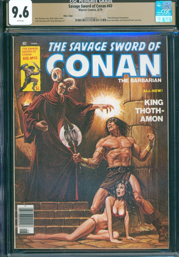 Savage Sword of Conan #43 (Marvel, 1979) CGC 9.6