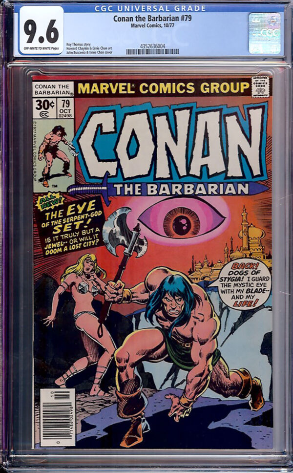 Conan the Barbarian #79 (Marvel, 1977) CGC 9.6