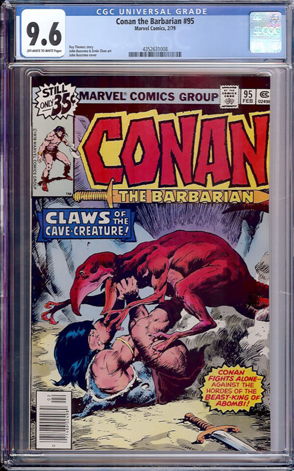 Conan the Barbarian #95 (Marvel, 1979) CGC 9.6