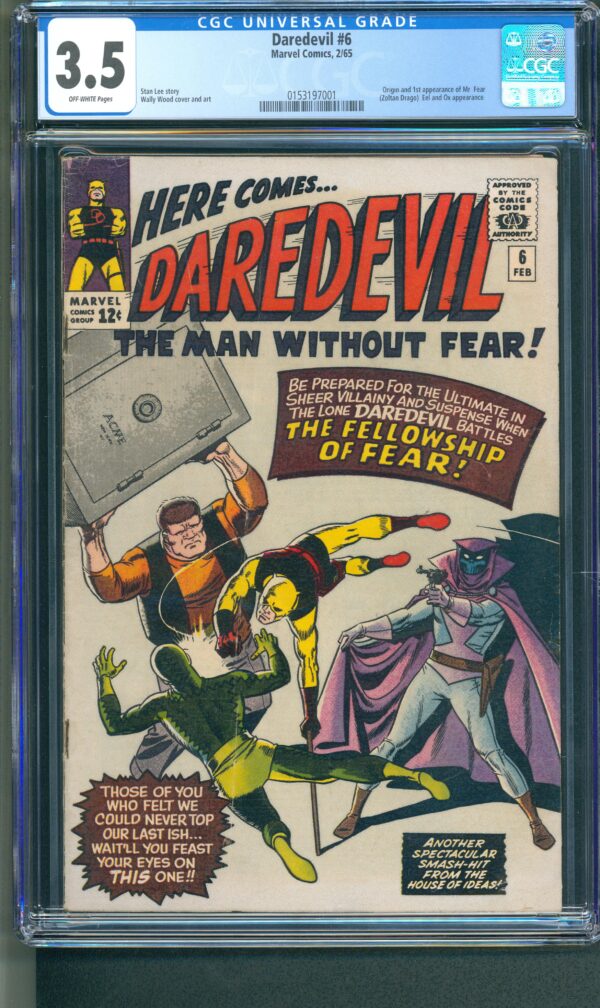 Daredevil #6 (Marvel, 1965) CGC 3.5