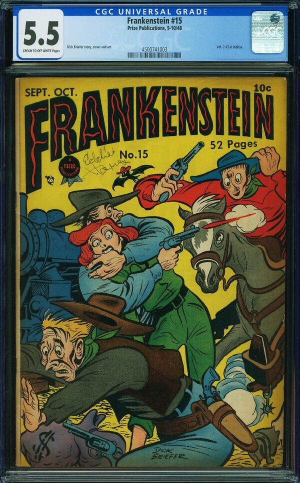 Frankenstein #15 (Marvel, 1948) CGC 5.5