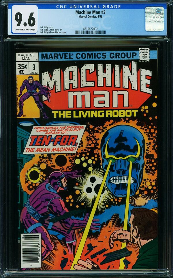 Machine Man #3 (Marvel, 1978) CGC 9.6