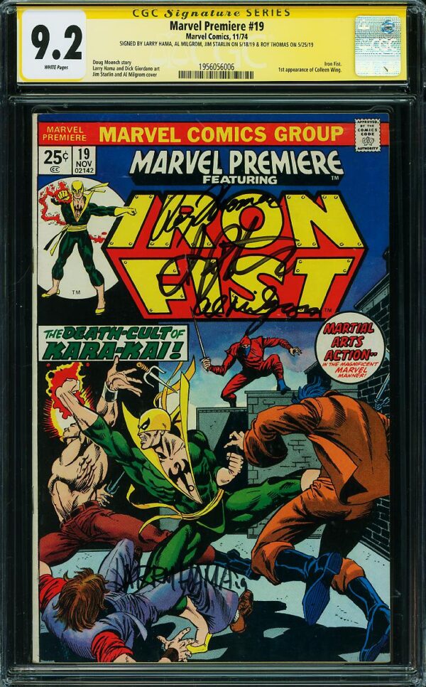 Marvel Premiere #19 (Marvel, 1974) CGC 9.2 - Sig x 4