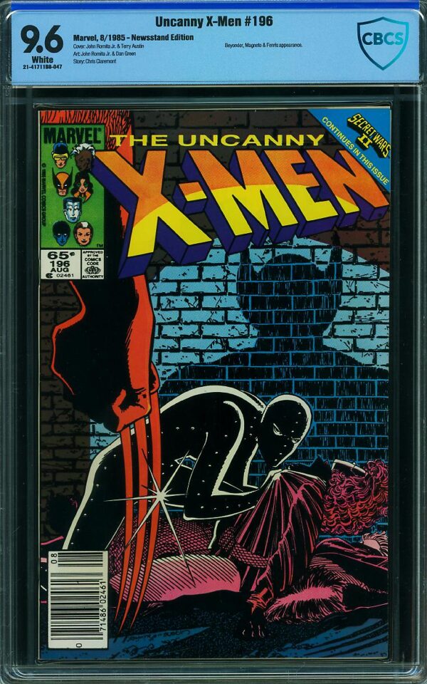 Uncanny X-Men #196 (Marvel, 1985) CGC 9.6